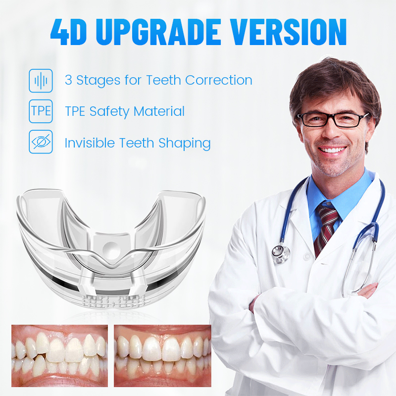 Dental Guard Night - 3 段階歯科矯正ブレース歯リテーナー歯ぎしりマウスガード歯矯正ストップ睡眠いびき防止装置