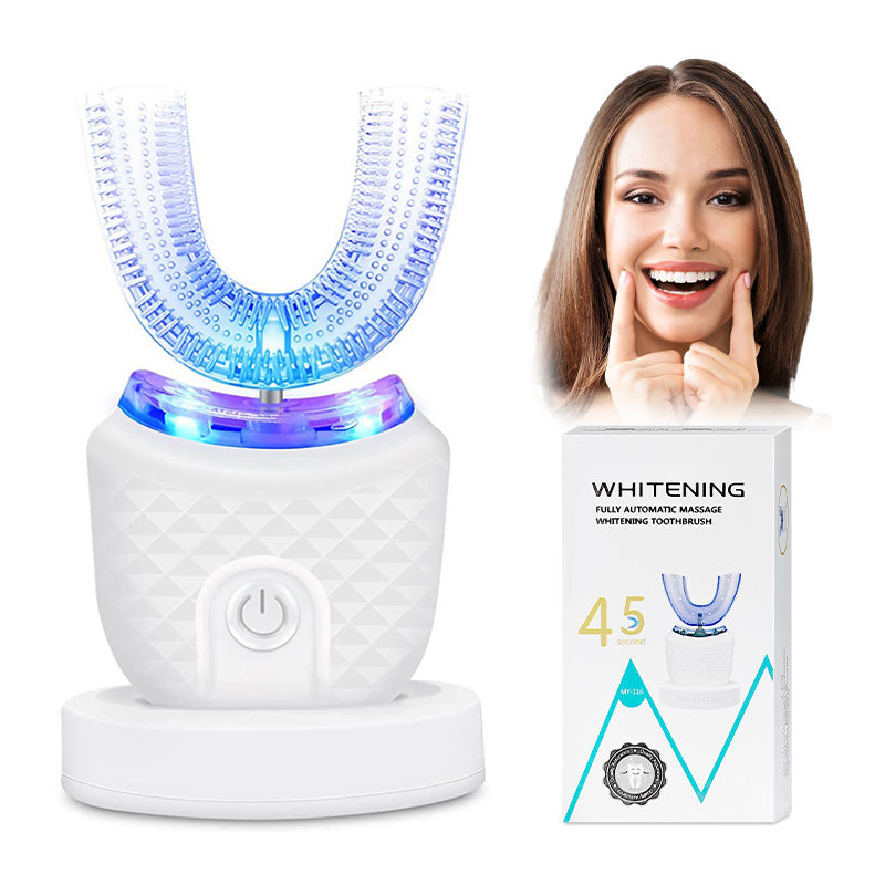 Electric Toothbrush Sonic - プロ仕様の携帯型360度U字型音波歯ブラシ、口腔洗浄ブラシ、音波自動電動歯ブラシ