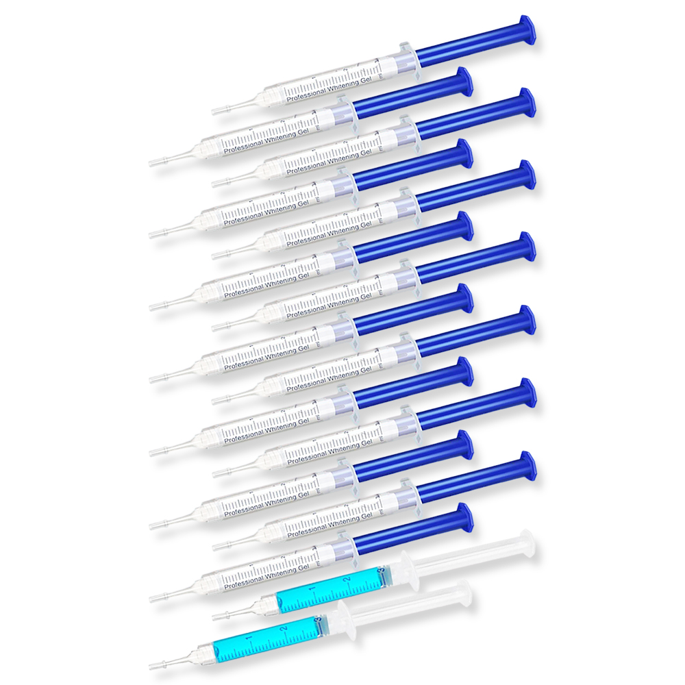 Teeth Whitening Levels - 歯のホワイトニングジェル ミントフレーバー 穏やかなホワイトニングジェル 自宅で簡単に使用できる トラベルサイズの汚れ除去漂白キット