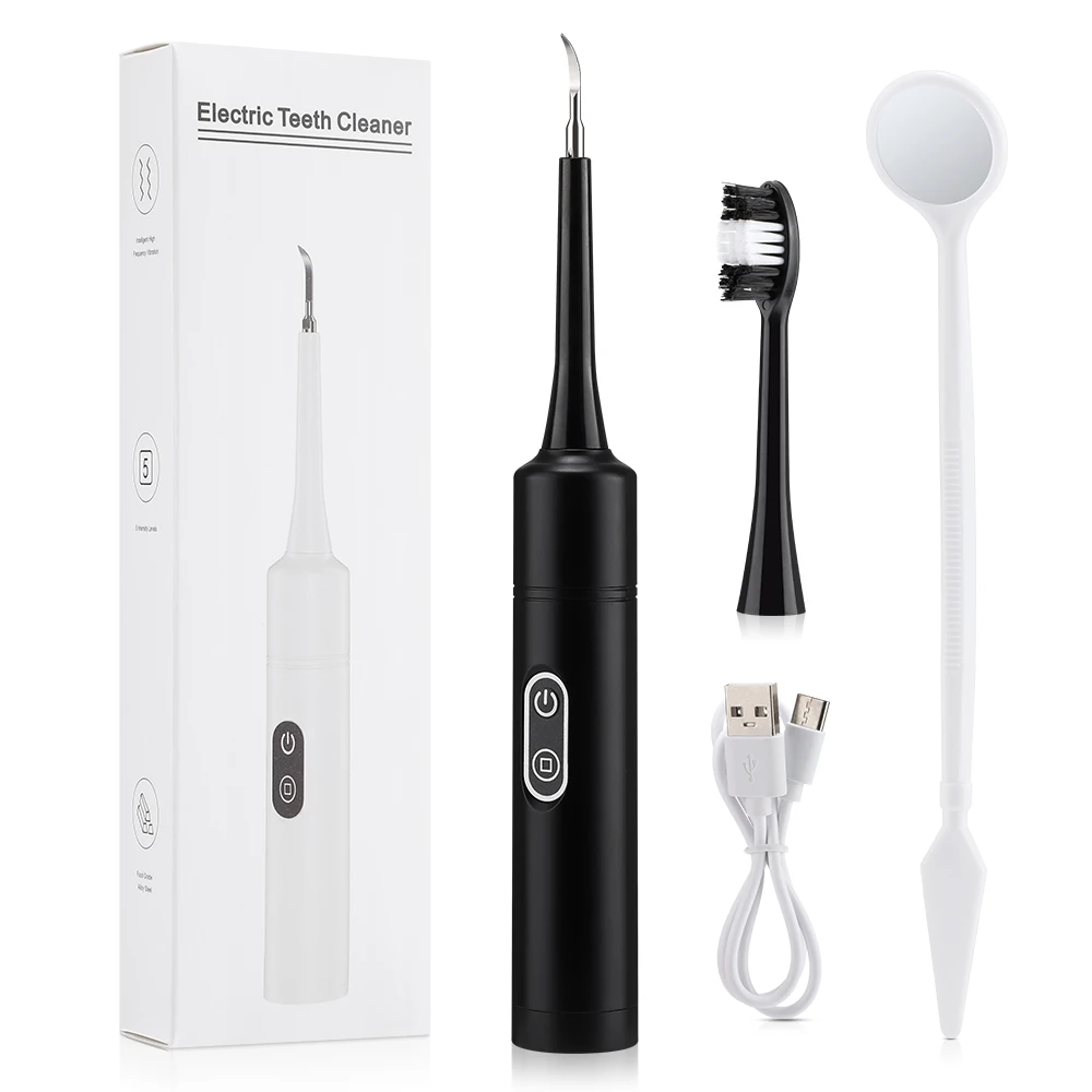 Electric Toothbrush Sonic - 電気音波振動歯科用スケーラー歯のホワイトニング歯垢除去コーヒー煙の汚れ歯石除去歯ブラシ歯のクリーニング