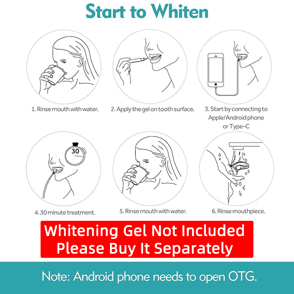 ヴァクラフ歯のホワイトニングライトキット 16 LED歯のホ - Teeth Whitening Laser のレビューと価格