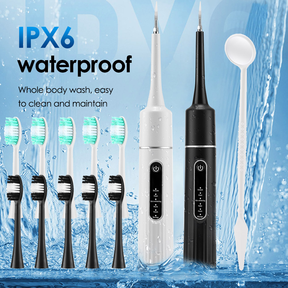 電動歯クリーナー防水歯ブラシ音波振動歯科スケーラー歯垢歯石歯 - Electric Toothbrush Sonic のレビューと価格
