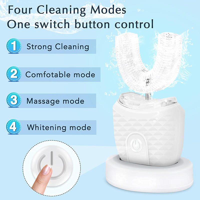 U字型充電式ライトクイックホワイトニング歯のホワイトナー、プ - Teeth Whitening From Home のレビューと価格