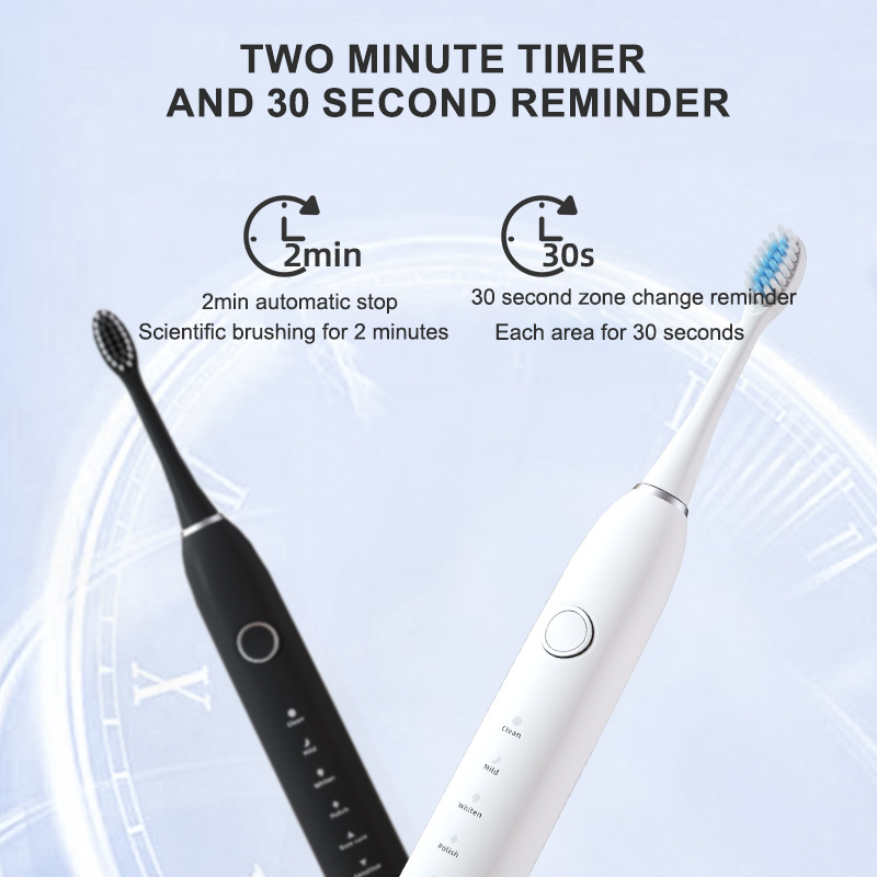6 モード電動音波歯ブラシ USB 充電式大人用超音波歯ブラ - Electric Toothbrush Sonic のレビューと価格