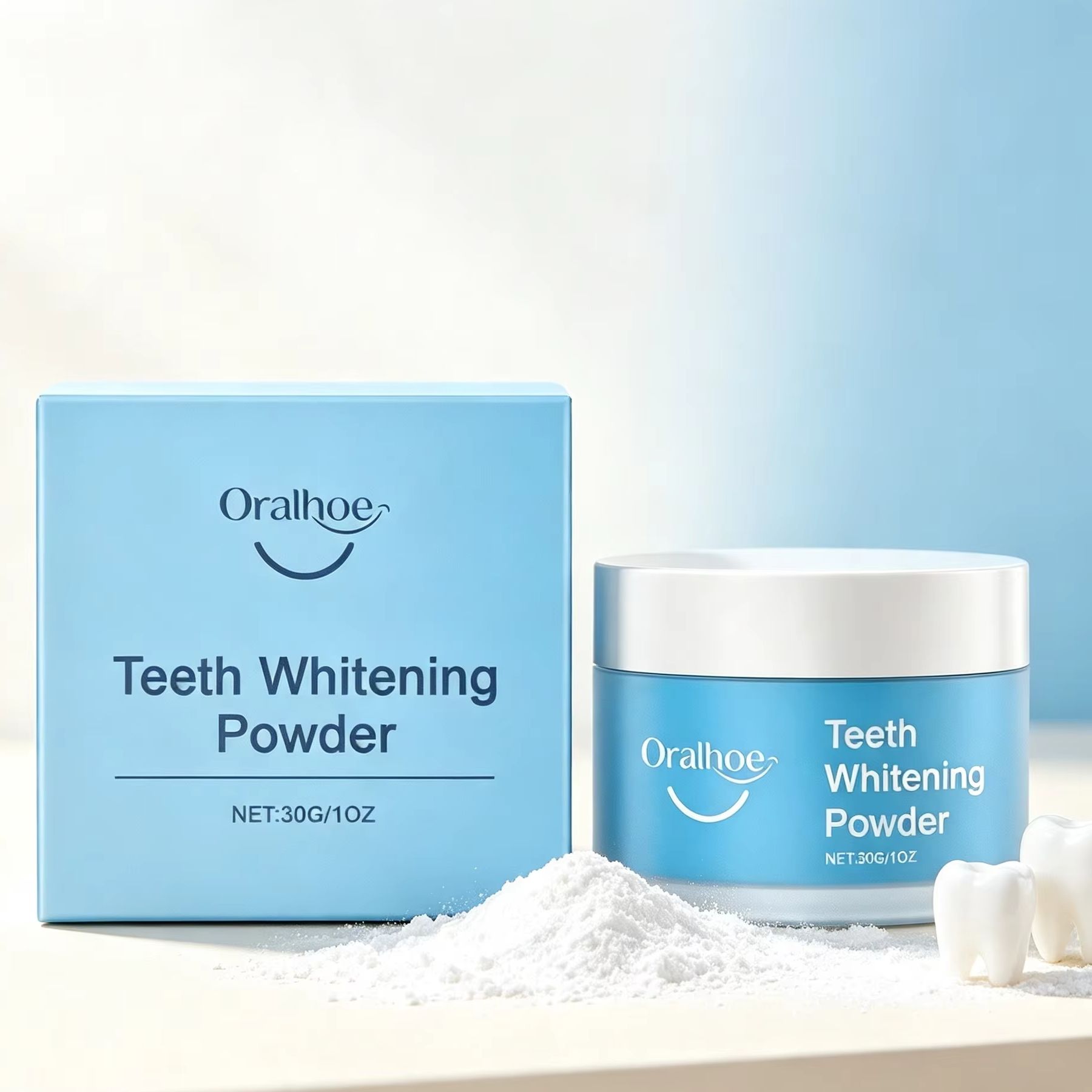 オーラルホー歯磨きパウダー 歯の汚れ除去剤 ディープクリーニ - Teeth Whitening Levels のレビューと価格