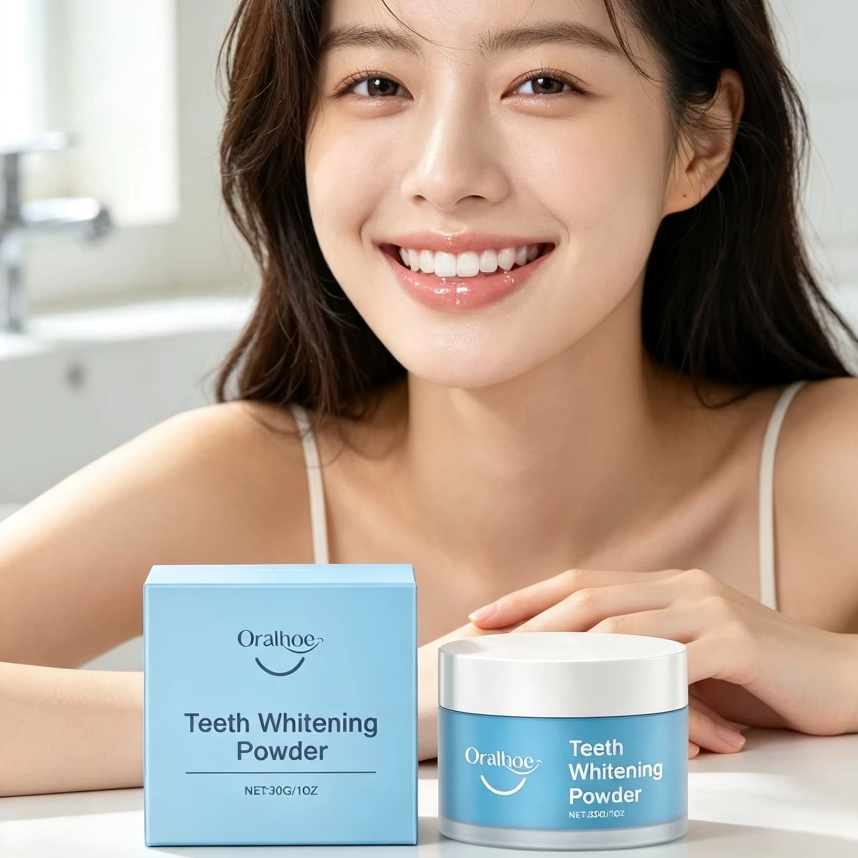 オーラルホー歯磨きパウダー 歯の汚れ除去剤 ディープクリーニ - Teeth Whitening Levels のレビューと価格