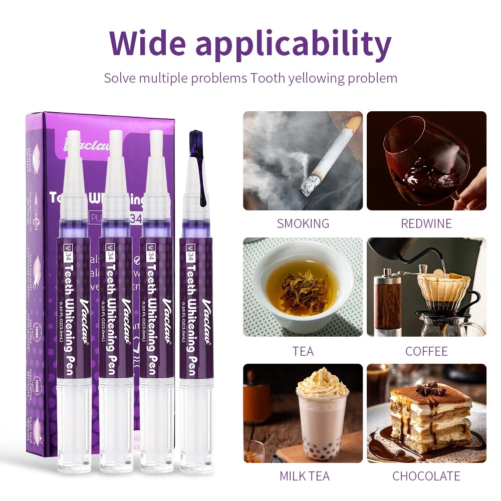 ヴァクヴァル V34 パープル歯ホワイトニングジェルペン、イ - Teeth Whitening Gels のレビューと価格