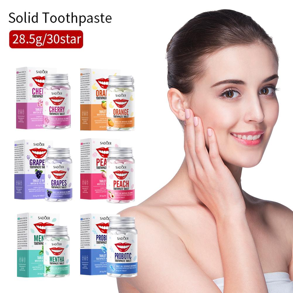ミント固体歯磨き粉タブレットミントフレーバー歯息マウスウォッ - Teeth Whitening Levels のレビューと価格